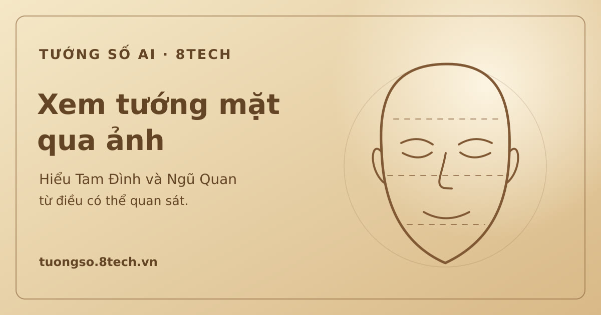 Xem tướng mặt online qua ảnh: hiểu Tam Đình và Ngũ Quan