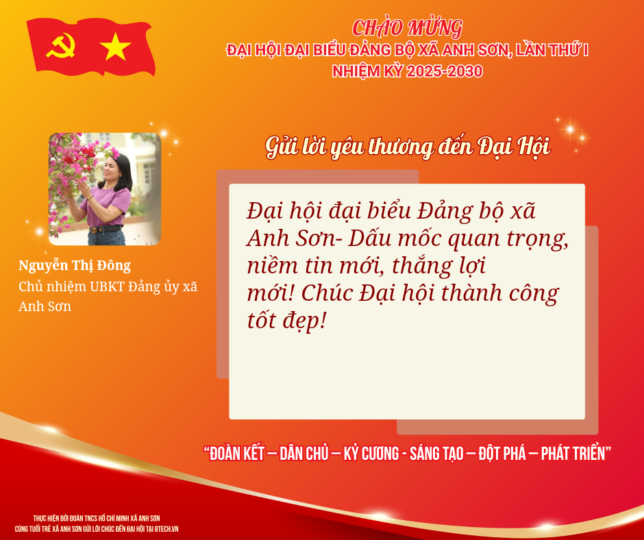 Lời chúc Nguyễn Thị Đông