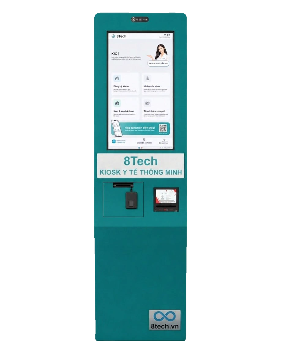 Kiosk y tế thông minh 8Tech-YT-01